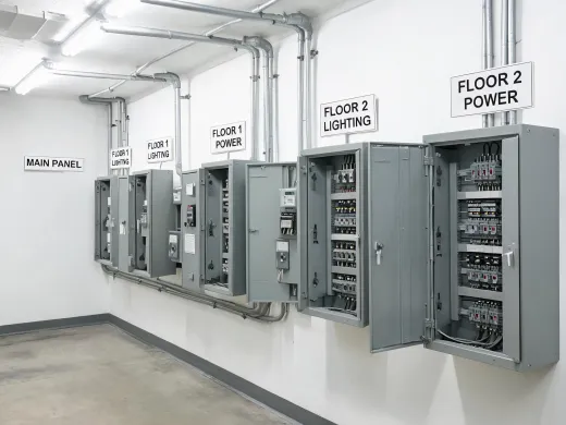 Commercial electrical room