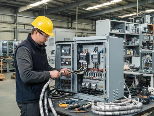Industrial control panel assembly