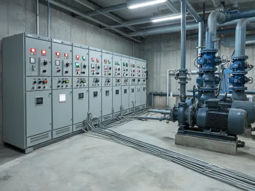 Water treatment motor controls